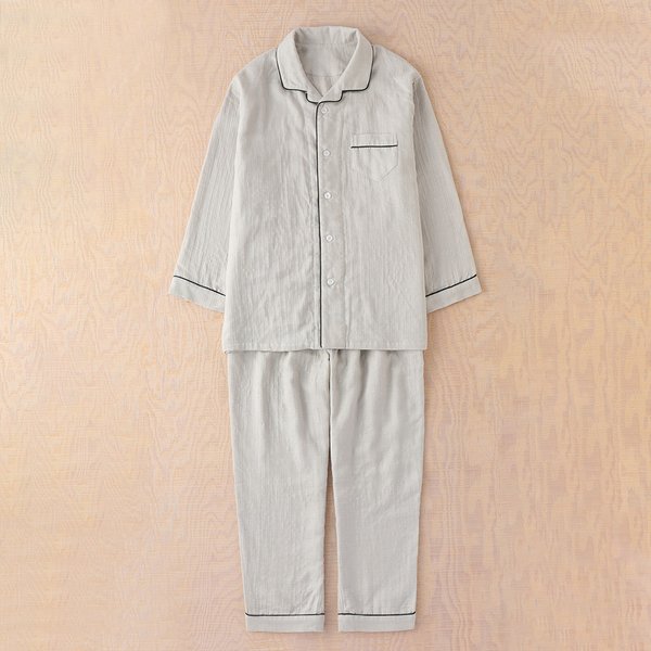 MARSHMALLOW GAUZE COLOR MENS PAJAMAS