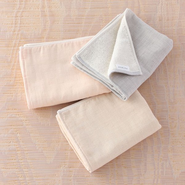 Mineral Dyed Organic Gauze Hand Towel