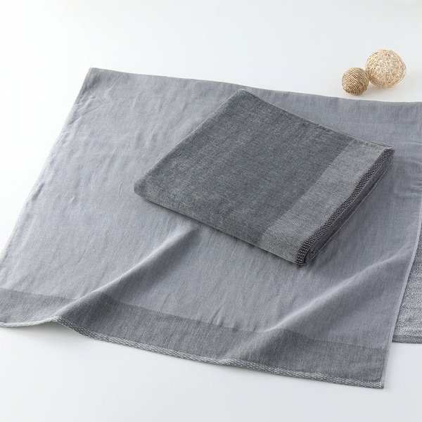 Bincho Charcoal Shijima Bath Towel