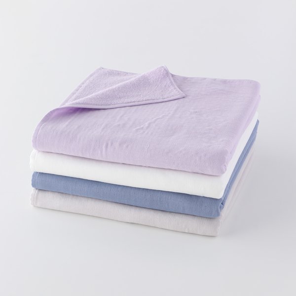 MARSHMALLOW GAUZE & PILE COLOR BATH TOWEL (23FW)