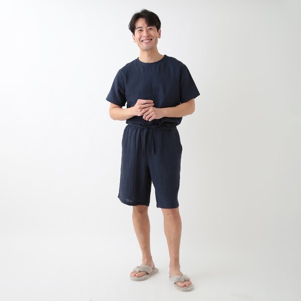 CREPE GAUZE BASIC MENS SHORTS