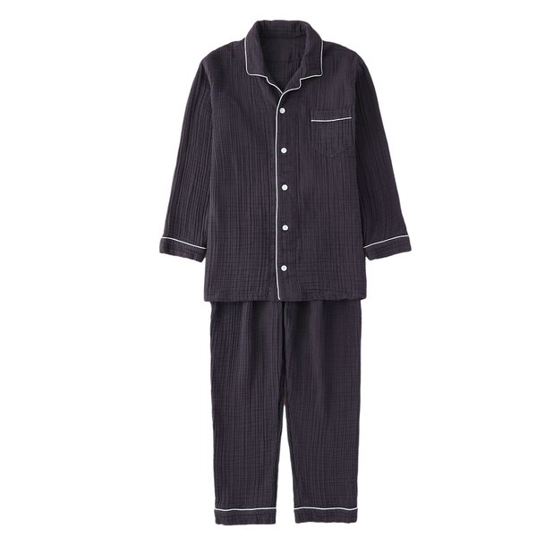 CREPE GAUZE COLOR MENS PAJAMAS