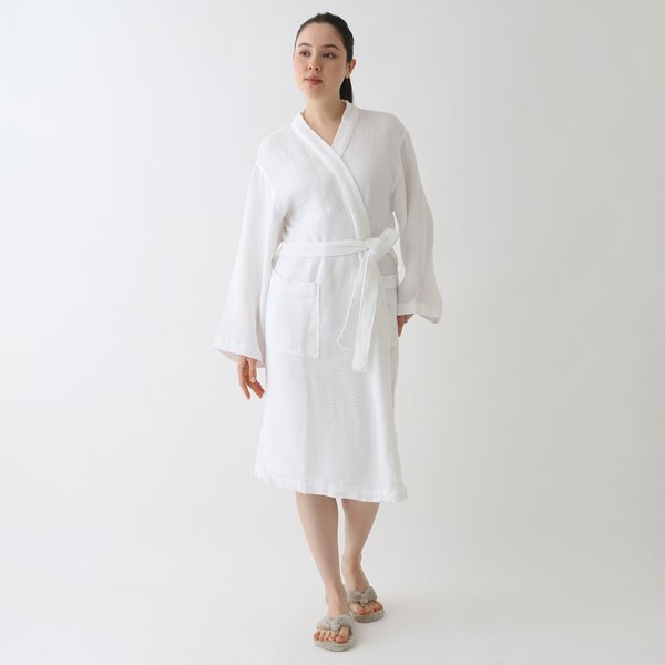 Air Waffle Light Bath Robe