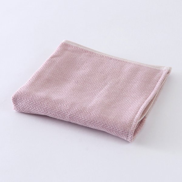 Wine Dyed Organic Gauze Guest Towel