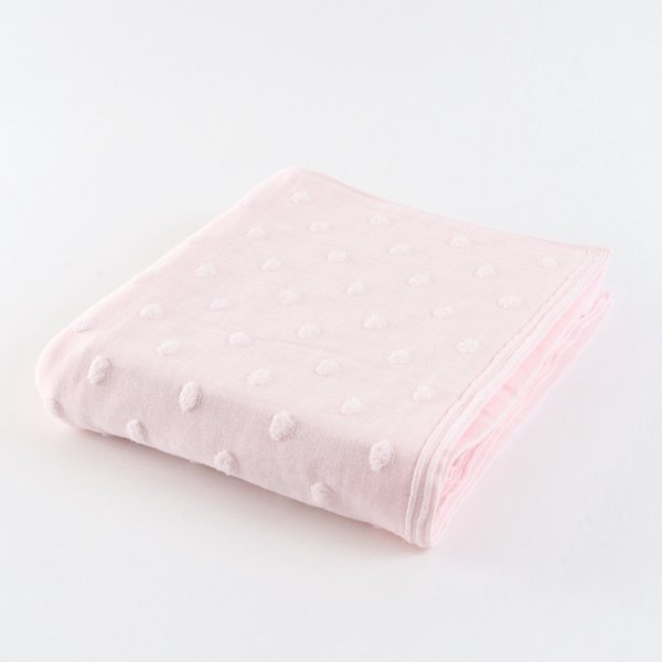 Fuwafuwa Gauze Dots Small Bath Towel