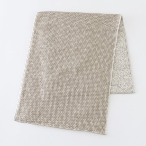 Coffee-Dyed Organic Gauze Hand Towel