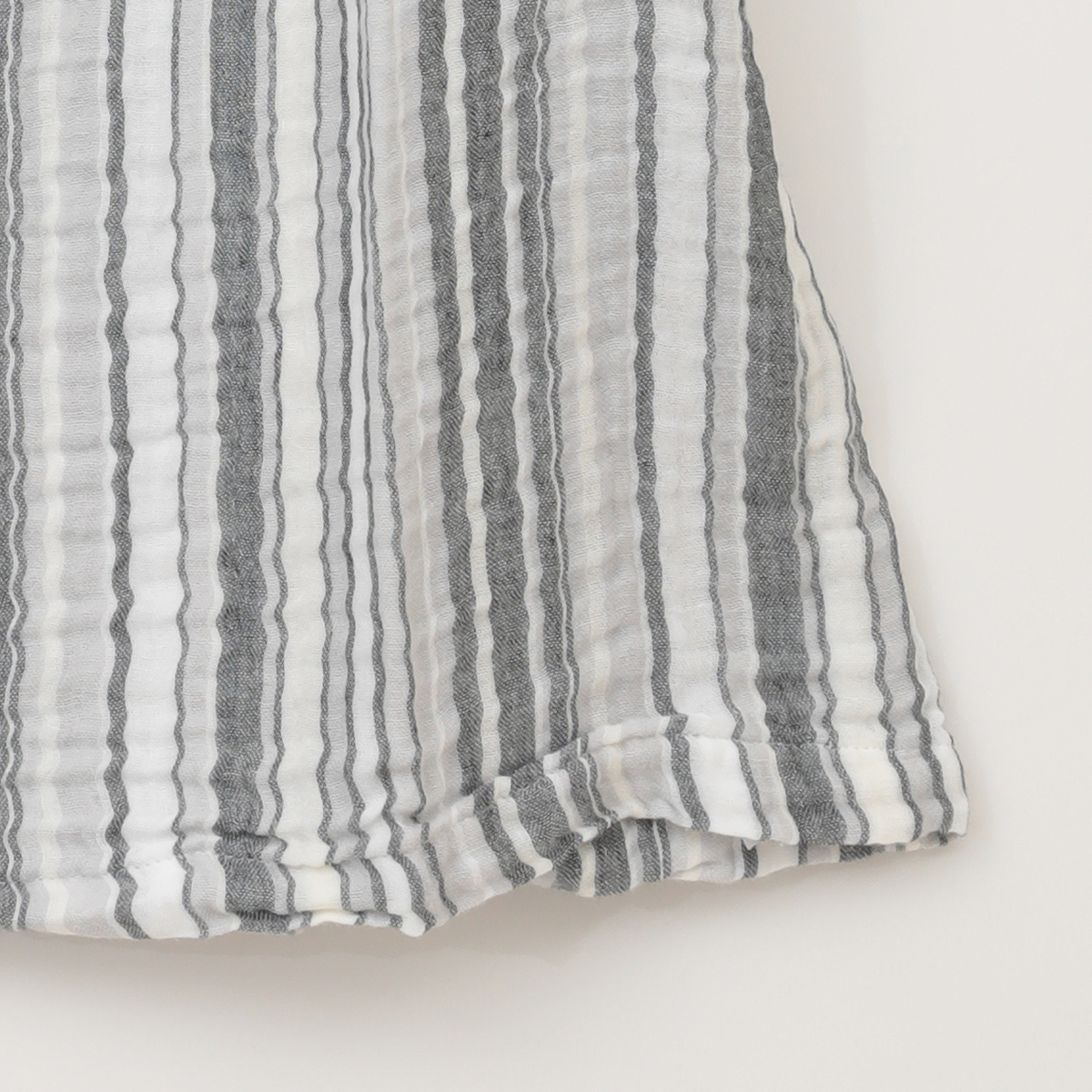 Crepe Gauze Random Stripe Ladies Pullover