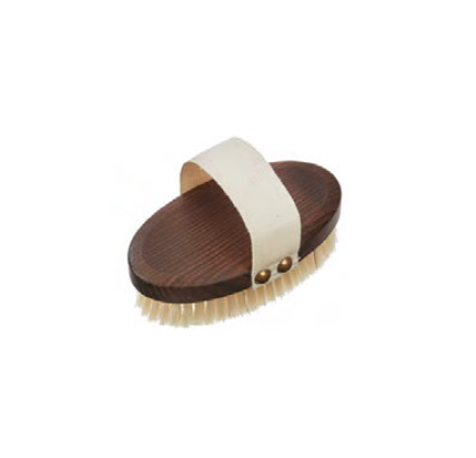 KELLER MASSAGE BRUSH LIGHT STIFF NATURAL BRISTLES
