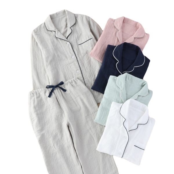 Marshmallow Gauze Colour Ladies Pyjamas